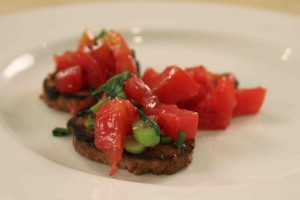 Bruschetta made by The Cooking Lady