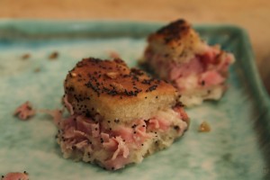 Ann Hollowell makes Ham Sandwich on The Cooking Lady