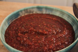 Ann Hollowell makes Simple Salsa on The Cooking Lady