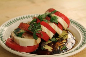 Ann Hollowell's Caprese Salad made on The Cooking Lady