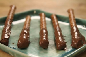 Ann Hollowell's Chocolate Pretzels from The Cooking Lady