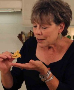 Ann Hollowell eats Pepper Jelly on The Cooking Lady