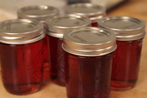 Ann Hollowell's Port Wine Jelly made on The Cooking Lady