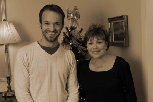 Ann Hollowell & her producer wishing a Merry Christmas