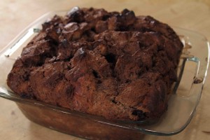 Ann Hollowell's Chocolate Bread Pudding from The Cooking Lady