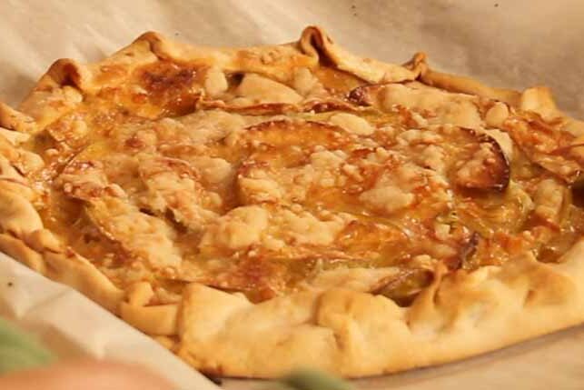 Ann Hollowell's Apple Tart Made on The Cooking Lady